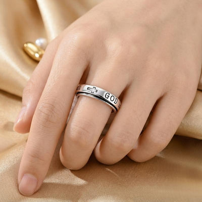 Psalm 46:5 Verse Spinner Ring