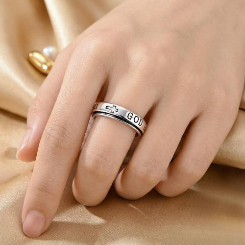 Psalm 46:5 Verse Spinner Ring