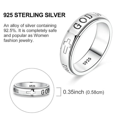 Psalm 46:5 Verse Spinner Ring