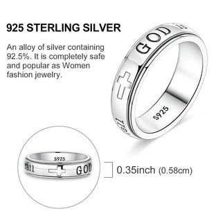 Psalm 46:5 Verse Spinner Ring